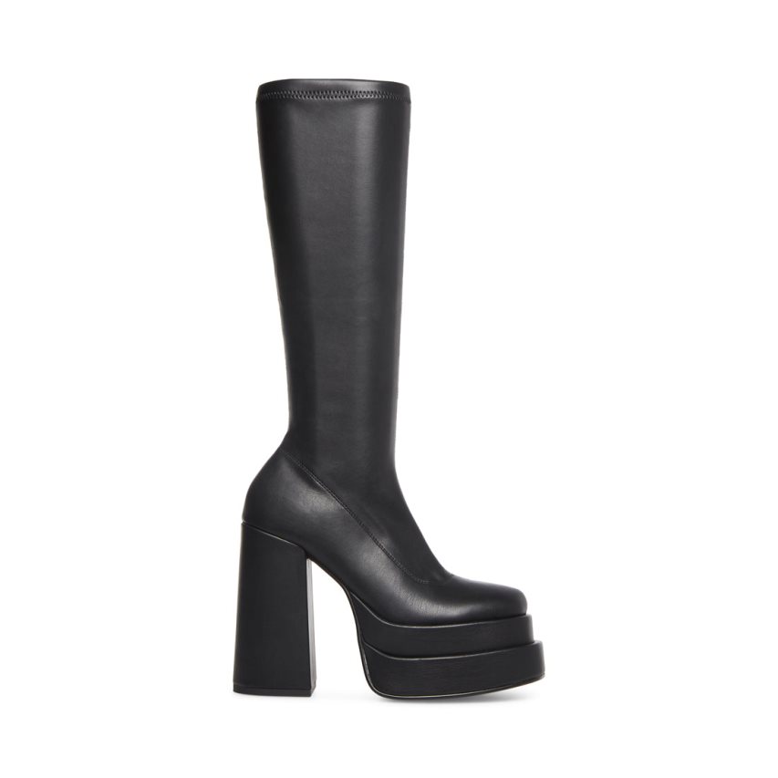 Black Steve Madden Cypress Women\'s Knee-high Boots | PH 0863WNY